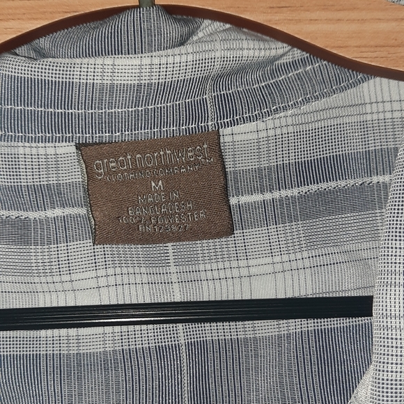 🌟3/50 Great Northwest Short Sleeve Dress Shirt - Picture 5 of 6